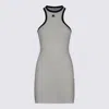 Courrèges Sleeveless Black And White Short Dress