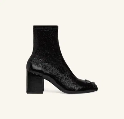COURRÈGES BLACK ANKLE BOOTS