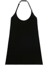 Courrèges Black Babydoll Dress In Black