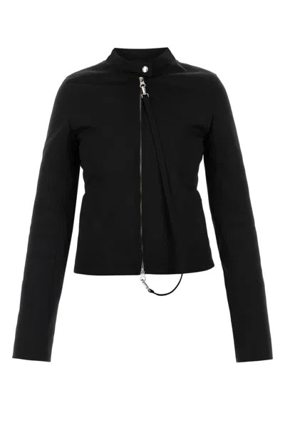 COURRÈGES BLACK CANVAS JACKET
