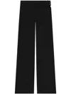 Courrèges Black Casual Pants With Waistband In Black