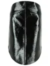 Courrèges Courreges Black Cotton Blend Skirt In Black