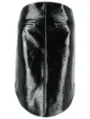Courrèges Courreges Black Cotton Blend Skirt In Multi