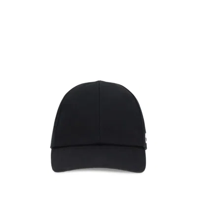 Courrèges Black Cotton Cap (baseball Women's Hat)