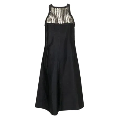 Pre-owned Courrèges Black Cotton Dress