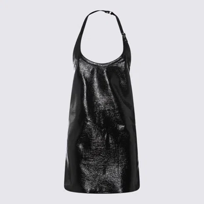 Courrèges Black Cotton Mini Dress