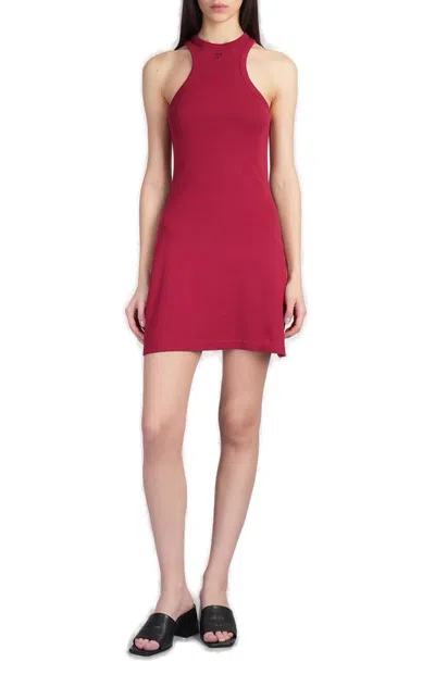 Courrèges Black Cotton Mini Dress