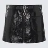 Courrèges Black Cotton Mini Skirt