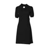 Courrèges Courrège Polo Piquè Mini Dress In Black