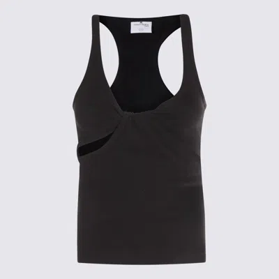 Courrèges Black Cotton Top