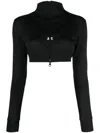 Courrèges Courreges Woman Sweatshirt Woman Black Sweatshirts In Black