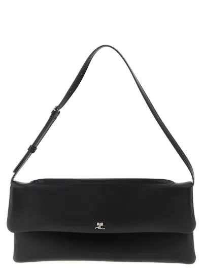 COURRÈGES BLACK CUFF CLUTCH