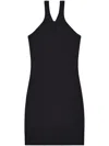 Courrèges 90s Criss Cross Mini In Black
