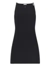 Courrèges Ribbed Knit Mini Dress