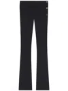 Courrèges Oblique Flared Trousers In Black