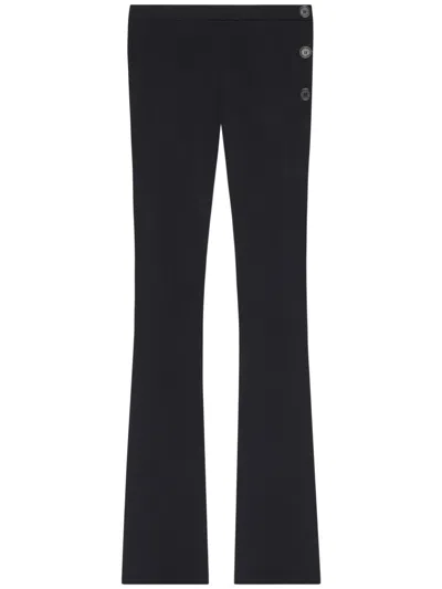 COURRÈGES FLARED TROUSERS - WOMEN'S - FABRIC/ELASTANE/WOOL