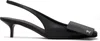 Courrèges Fold Kitten Heel Slingback Pump In Black