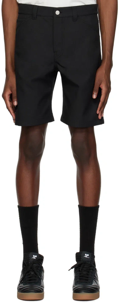 Courrèges Black Hammer Shorts