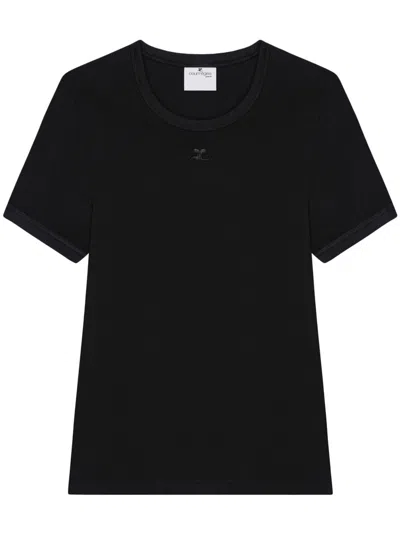 COURRÈGES BLACK HERITAGE T-SHIRT