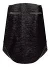 Courrèges Black High-waisted Skirt With Glossy Effect