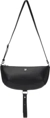 Courrèges Black Holy Eclipse Leather Bag In Black