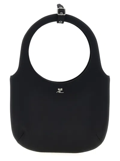 COURRÈGES BLACK HOLY HANDBAG