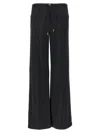 Courrèges Interlock Logo Jersey Track Pants In Black
