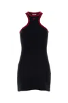 Courrèges Courreges Black Cotton Mini Dress