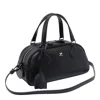 Courrèges Black Leather Bag With Zipper In Black