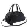 Courrèges Black Leather Bag With Zipper