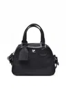 Courrèges Black Leather Pouch In Black
