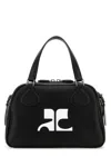 Courrèges Reedition Structured Leather Handbag With Top Handles