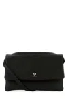 Courrèges Courreges Black Leather Shoulder Bag In Black