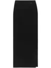 Courrèges Courreges Pre Long Ribbed Fitted Skirt