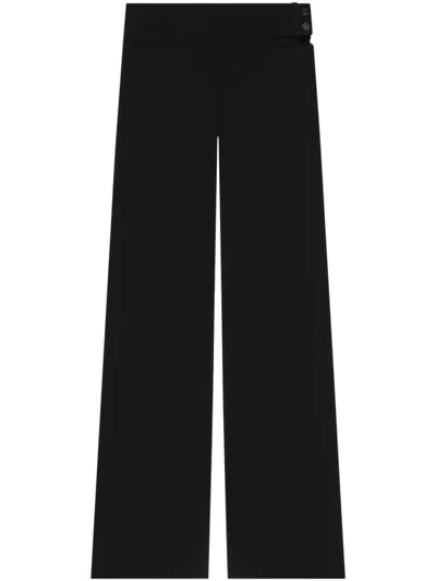 COURRÈGES BLACK LOOP PALAZZO PANTS