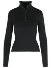Courrèges Midnight Blue Wool Sweater In Blue