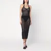 Courrèges Holistic Sheer Cotton Midi Dress