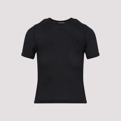 Courrèges Black Mesh T-shirt