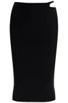Courrèges Black Midi Skirt