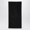 Courrèges Draped Wrap Detail Midi Skirt In Black