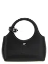Courrèges Day Mini Bag Buckle Detail In Black