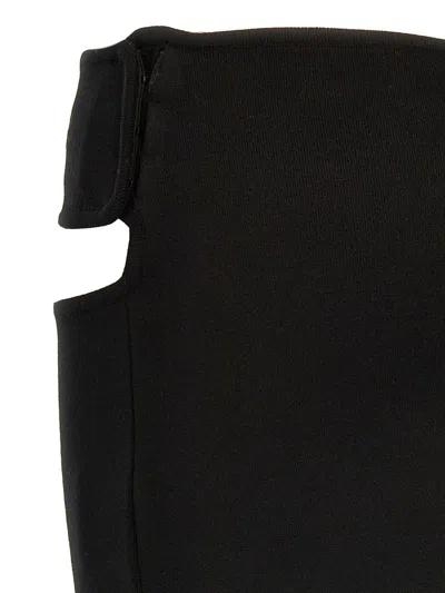 Courrèges Black Mini Skirt