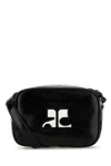 Courrèges Borsa A Spalla Réédition In Naplack Nera Donna In Black