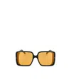 Courrèges Oversized Square Sunglasses In Yellow