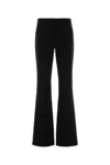 Courrèges Black Polyester Blend Pant In Black