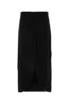 Courrèges Courreges Black Polyester Blend Skirt