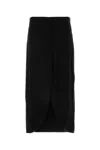 Courrèges Courreges Black Polyester Blend Skirt In Black