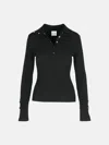 Courrèges Black Polyester Blend Sweater In Black