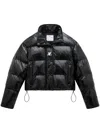 Courrèges Courreges Women Down Jacket With Logo In Black
