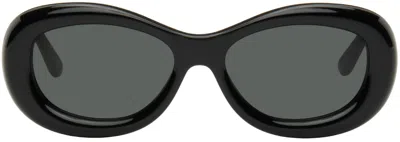 Courrèges Black Rave Sunglasses In 9999 Black